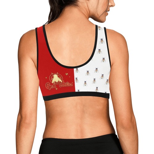 Fly Wear Collectable Fly Women's All Over Print Sports Bra (Model T52)