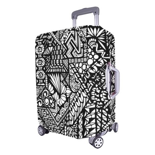 Down the Rabbit Hole Luggage Cover/Large 26"-28"