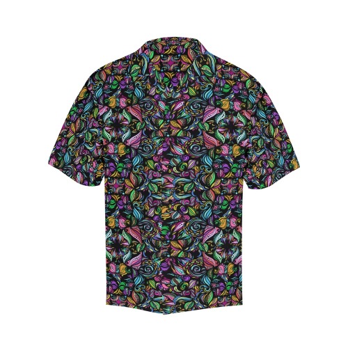 Whimsical  Blooms Hawaiian Shirt (Model T58)