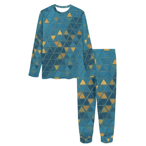 mosaic triangle 6 Women's All Over Print Pajama Set