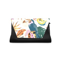 Toucans in wild tropical nature Clutch Bag (Model 1630)