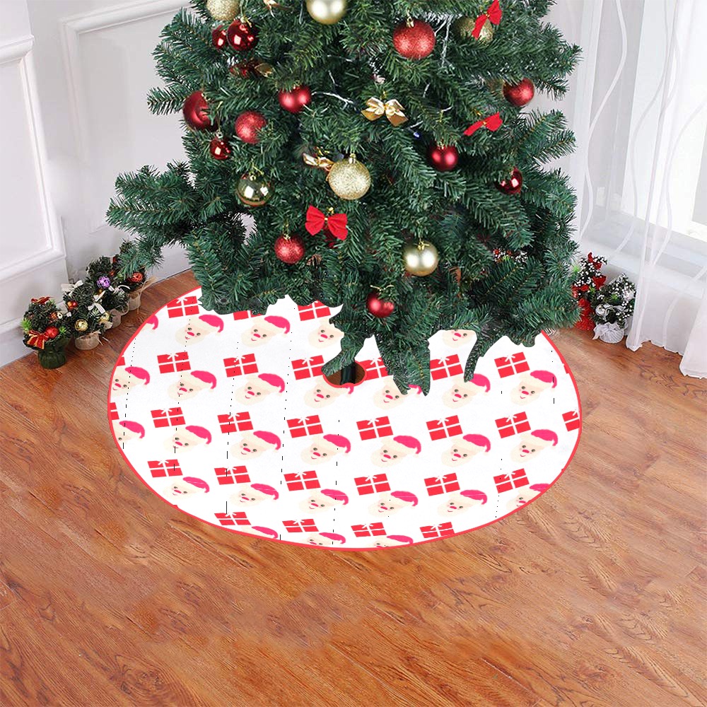 Santa Claus Christmas Tree Skirt 47" x 47"