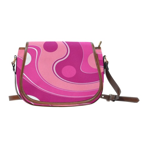 IN THE PINK-122 ALT Saddle Bag/Small (Model 1649) Full Customization