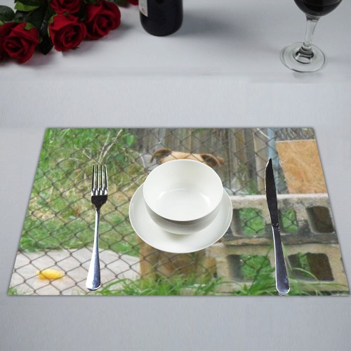 A Smiling Dog Placemat 14’’ x 19’’ (Set of 4)