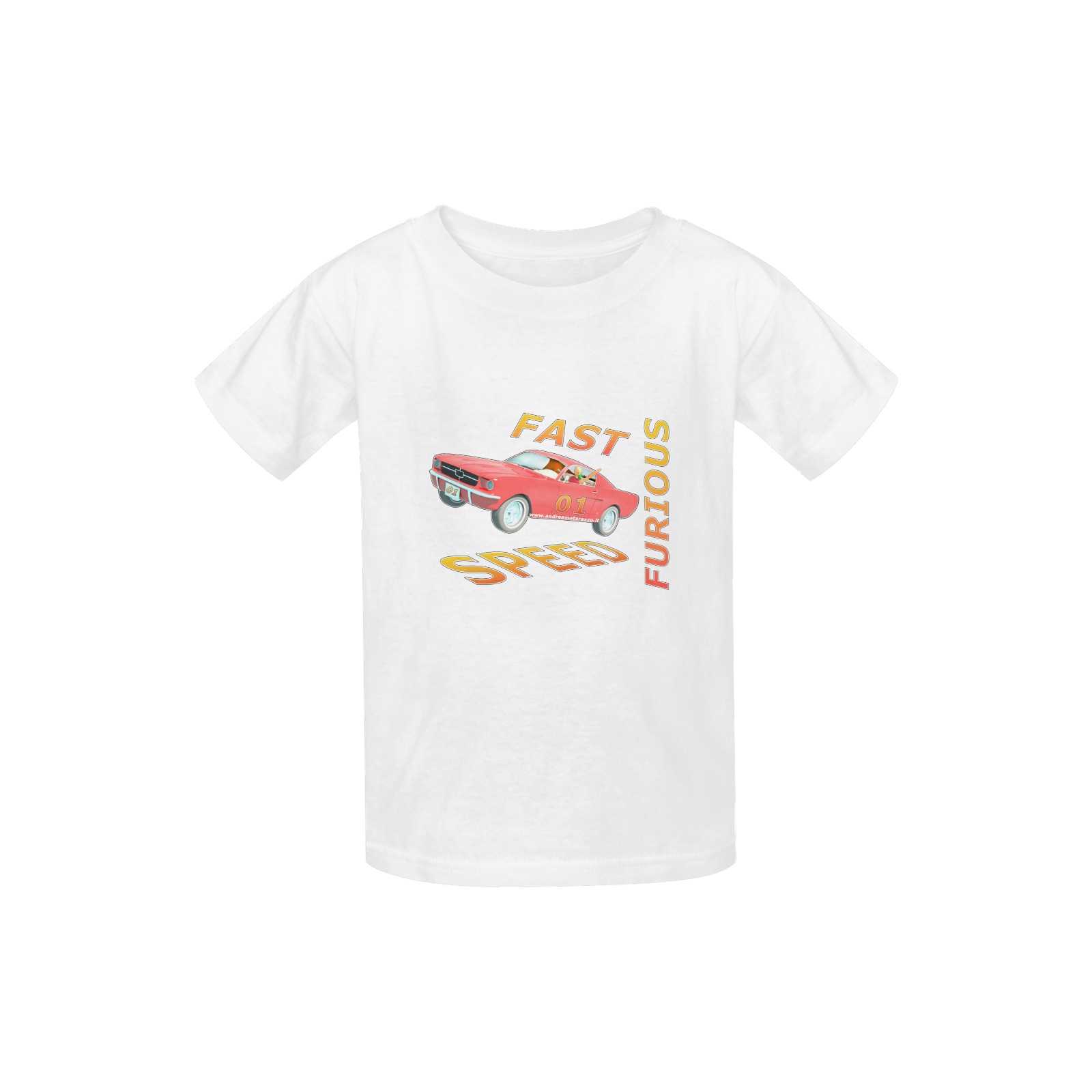 Fast and Speed Furious 01 Kid's  Classic T-shirt (Model T22)