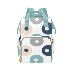Cute Colorful Trendy Dot Diaper or Backpace Multi-Function Diaper Backpack/Diaper Bag (Model 1688)