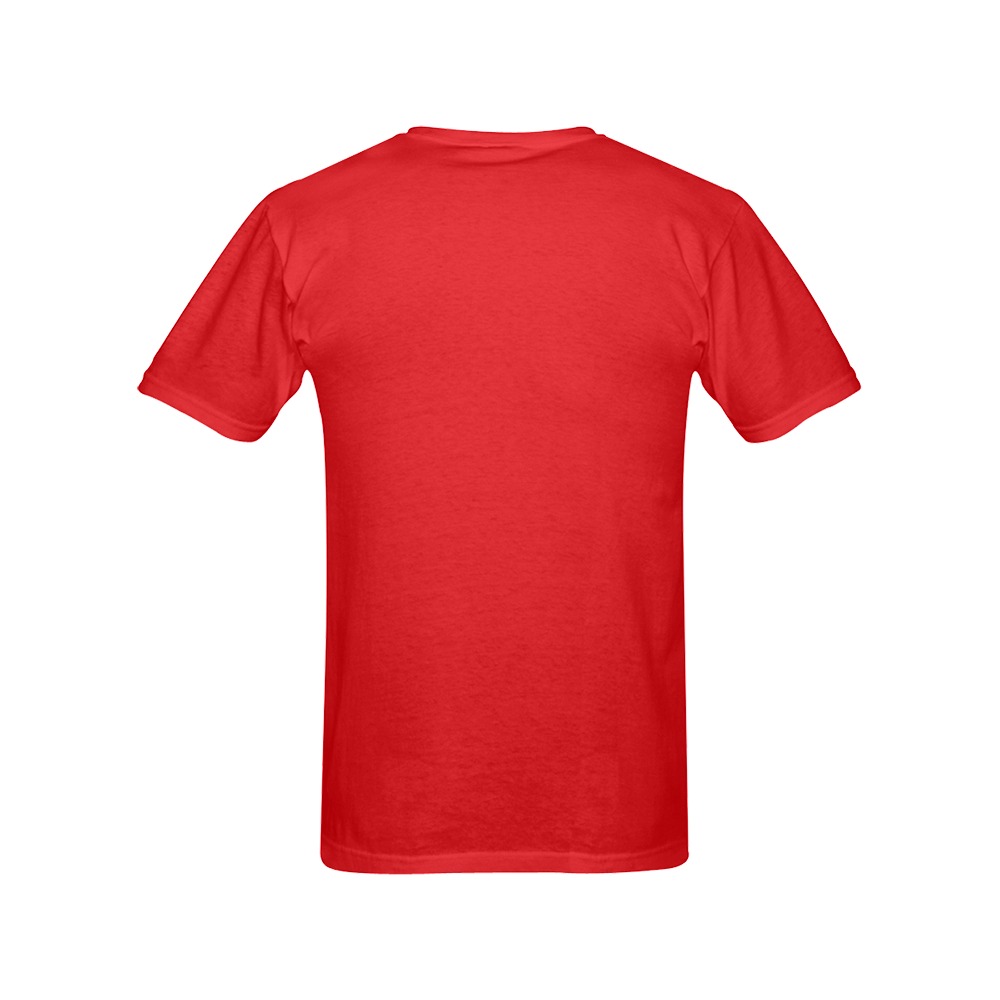 Lets Create Red Men's T-Shirt in USA Size (Front Printing Only)
