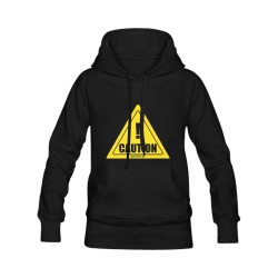 Caution I Women's Classic Hoodies (Model H07)