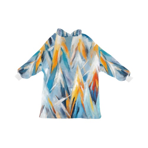 Abstract pattern of winter mountains or trees