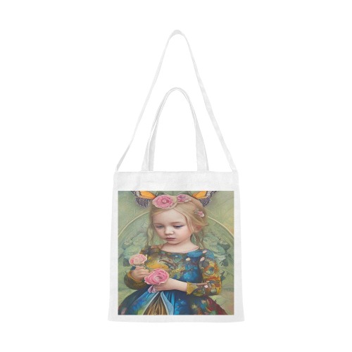Pretty Girl 1 Canvas Tote Bag/Medium (Model 1701)