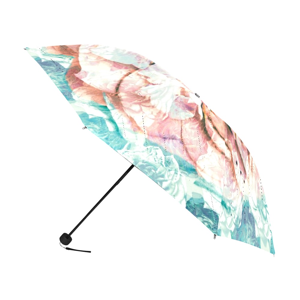 Rose in scabby chic style Anti-UV Foldable Umbrella (U08)
