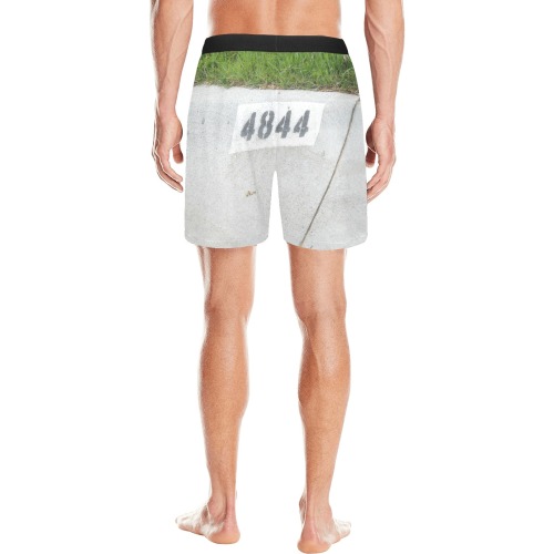 Street Number 4844 Men's Mid-Length Pajama Shorts (Model L46)