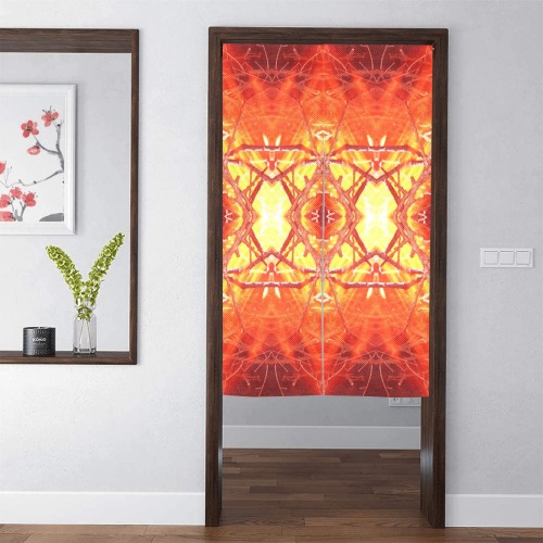 Abstract Fire Door Curtain Tapestry
