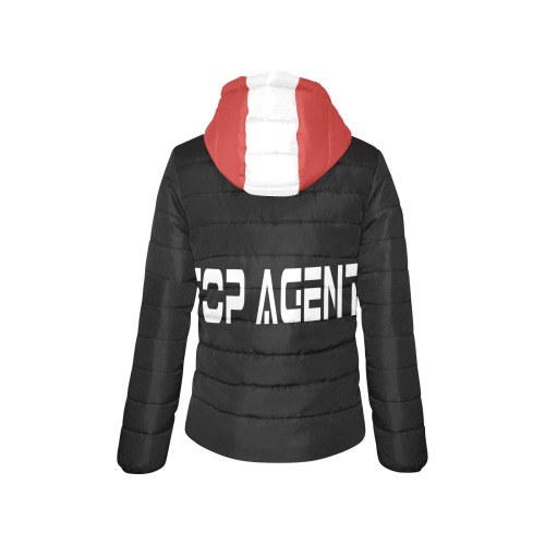 888 TOP AGENT Women's Padded Hooded Jacket (Model H46)
