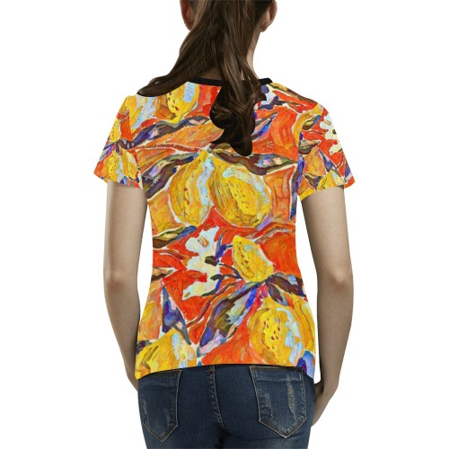 208788 All Over Print T-Shirt for Women (USA Size) (Model T40)
