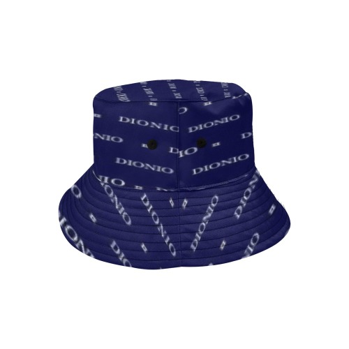 Dionio Clothing - Blue Shield Logo Bucket Hat All Over Print Bucket Hat for Men
