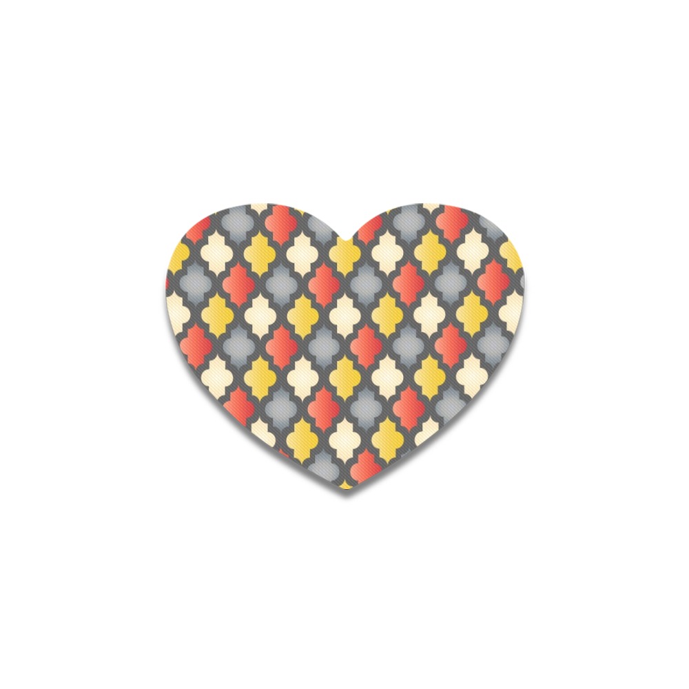 Moroccan Trellis Heart Coaster