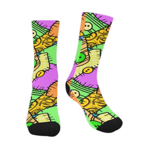 Sally Buttons and Patches Halloween Trouser Socks (For Men)