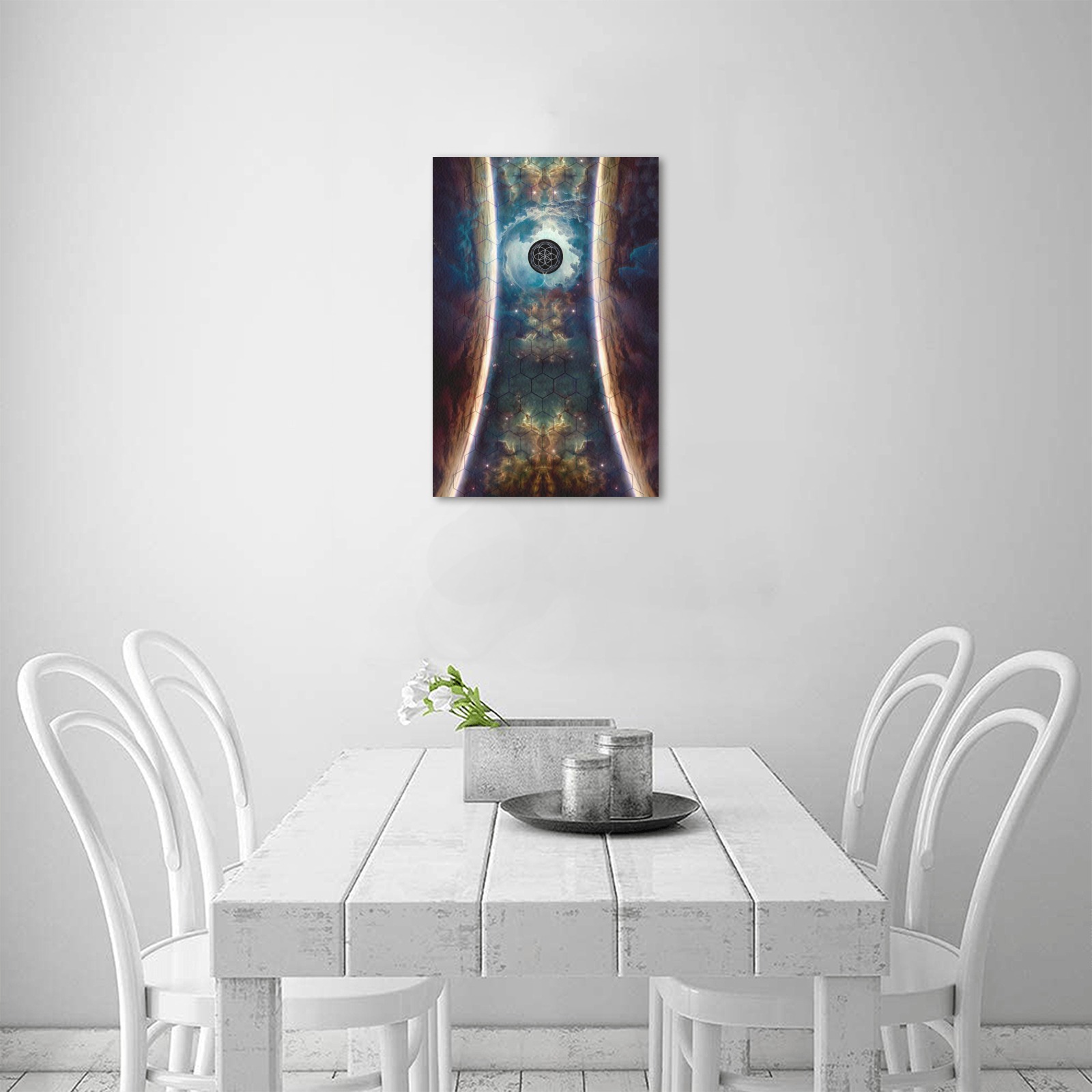 Depths of Perception Wall Art Tall Upgraded Canvas Print 12"x18"