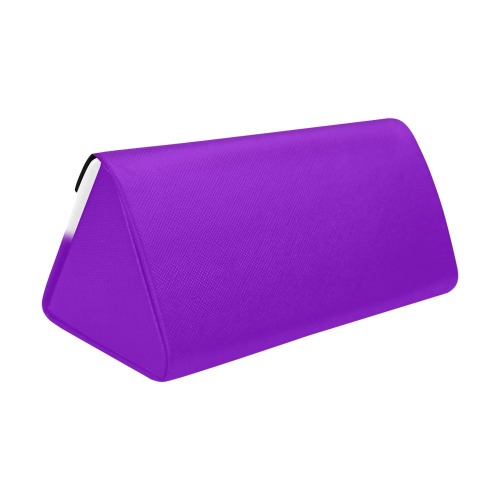 White, Purple and Black Ombre Custom Foldable Glasses Case