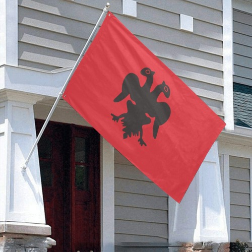 Albania Flag Variant Garden Flag 70"x47"