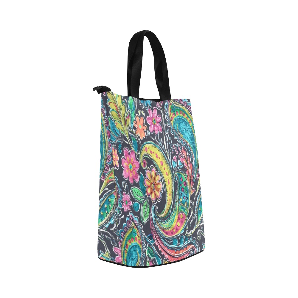 Paisley #1 Nylon Lunch Tote Bag (Model 1670)