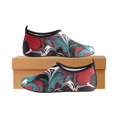 Dark Wave of Colors Women's Slip-On Water Shoes (Model 056)