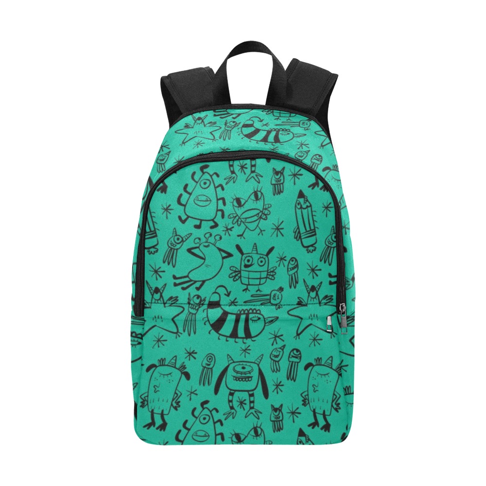 mostrini verde Fabric Backpack for Adult (Model 1659)