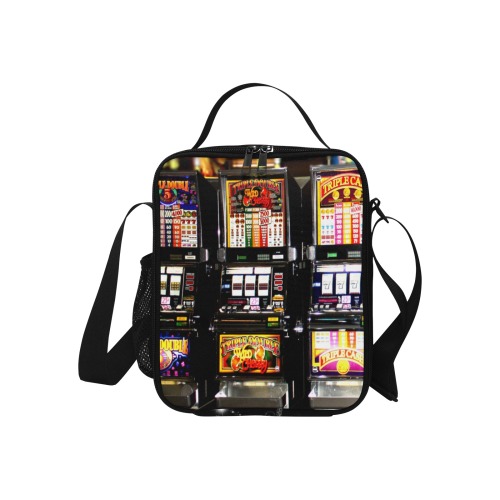 Las Vegas Slot Machines All Over Print Crossbody Lunch Bag for Kids (Model 1722)