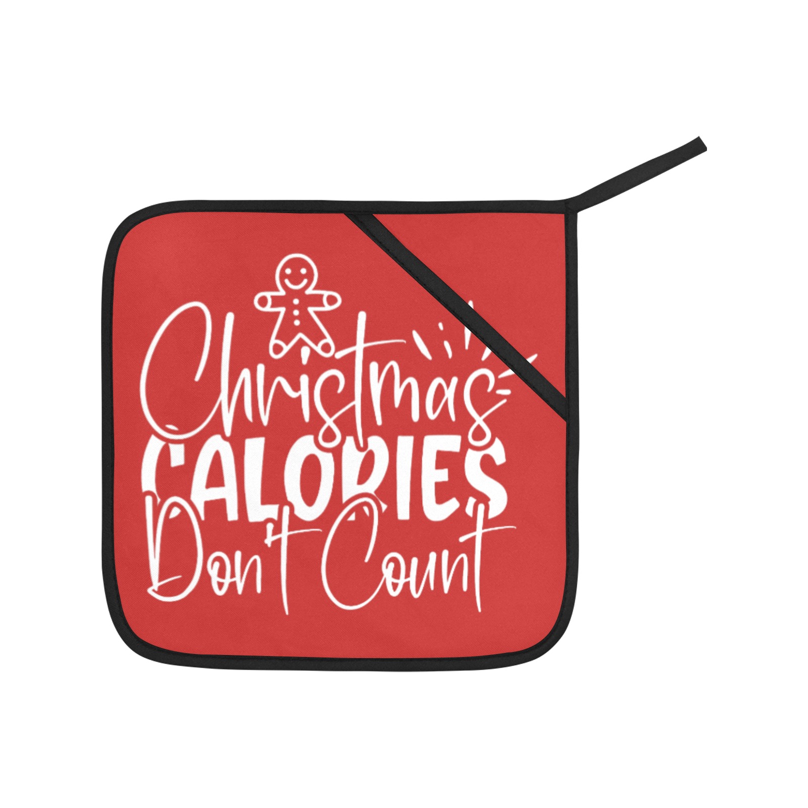Christmas Calories Don't Count Oven Mitt & Pot Holder