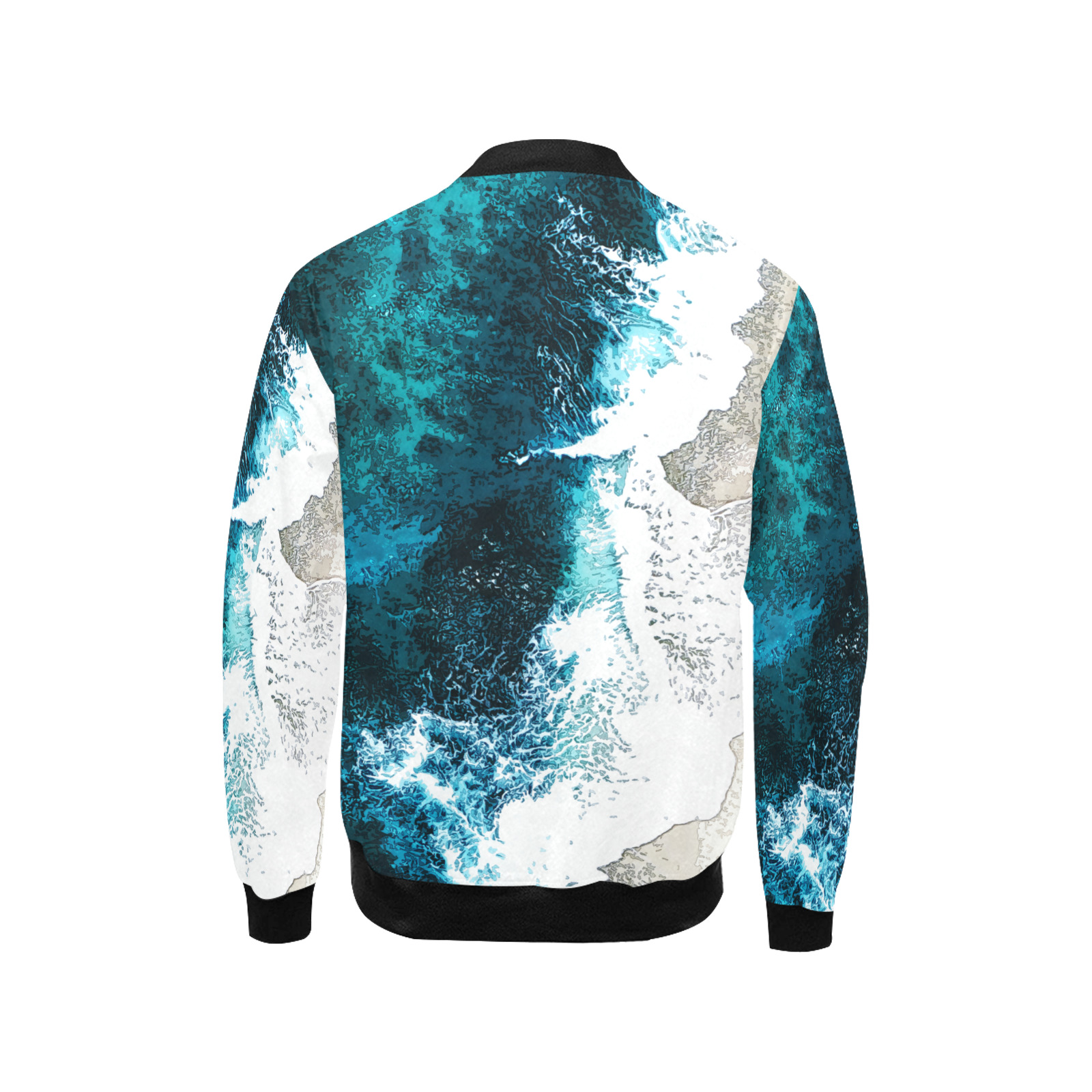 Ocean And Beach Kids' All Over Print Bomber Jacket (Model H40) | ID ...