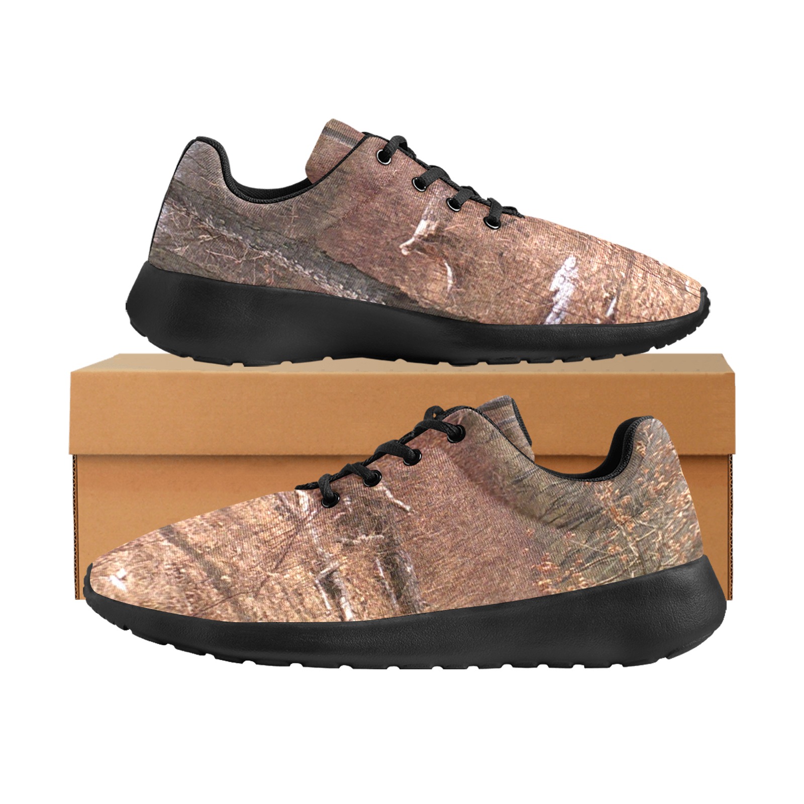 Falling tree in the woods Women's Athletic Shoes (Model 0200)