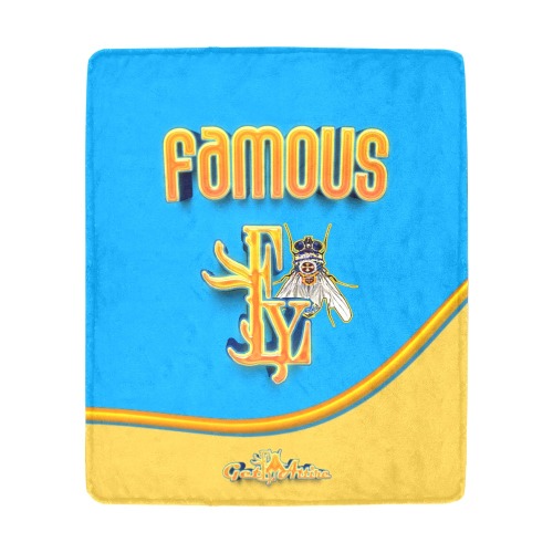 Famous Collectable Fly Ultra-Soft Micro Fleece Blanket 50"x60"