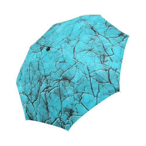 Cyan Cracks Auto-Foldable Umbrella (Model U04)