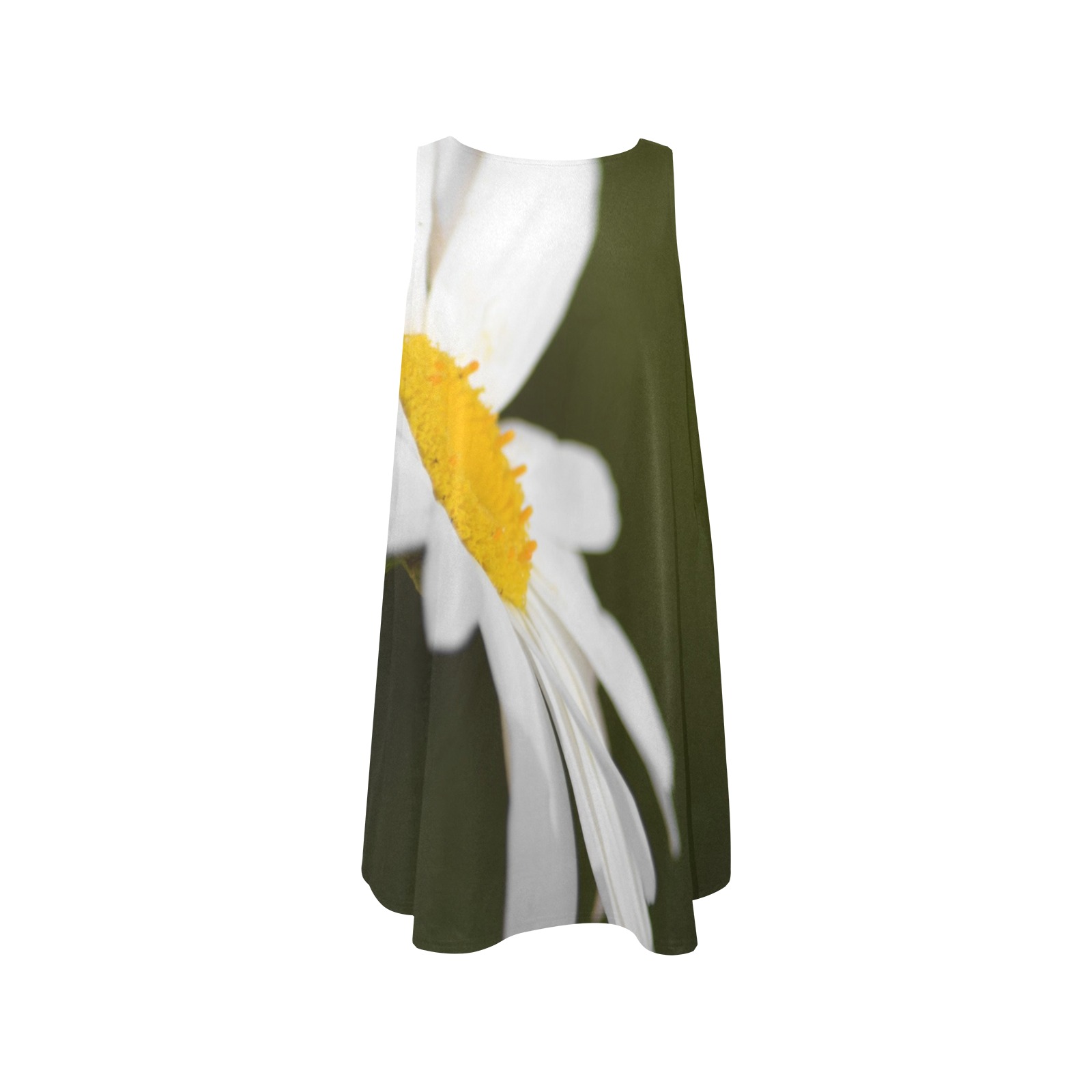 Petals of Daisy Sleeveless A-Line Pocket Dress (Model D57)