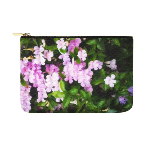 Glowing Violet Trumpets Carry-All Pouch 12.5''x8.5''