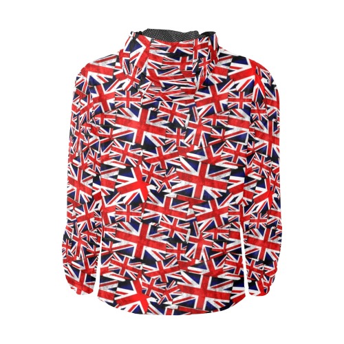 Union Jack British UK Flag Unisex All Over Print Windbreaker (Model H23)