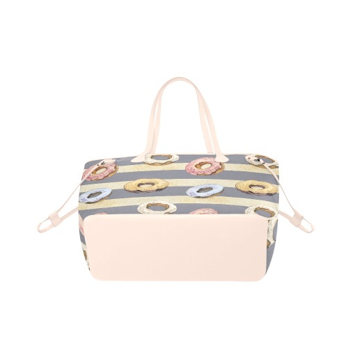 Donuts Clover Canvas Tote Bag (Model 1661)