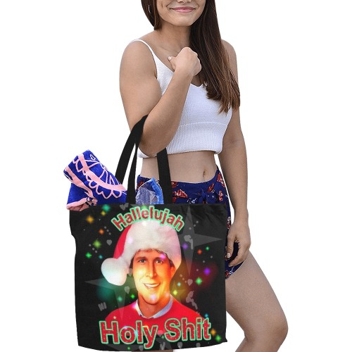 Hallelujah Christmas by Nico Bielow All Over Print Canvas Tote Bag/Large (Model 1699)