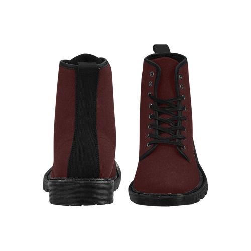 Wine Martin Boots for Men (Black) (Model 1203H)