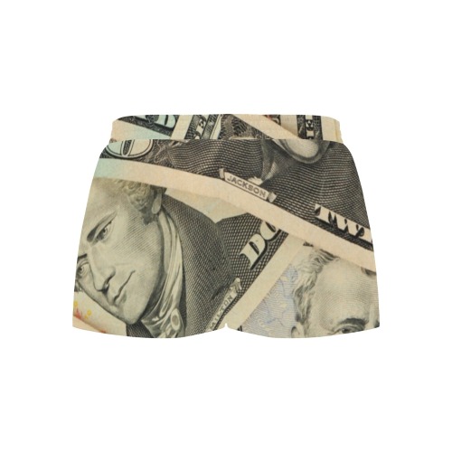 US PAPER CURRENCY Women's Pajama Shorts