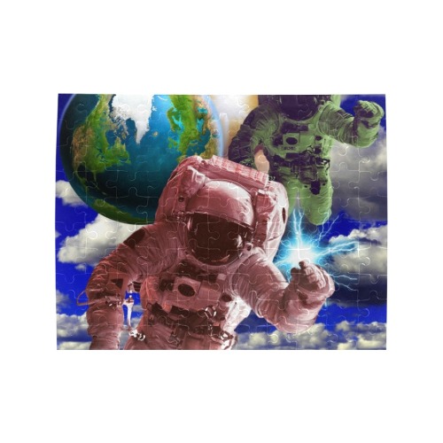 CLOUDS 13 ASTRONAUT Rectangle Jigsaw Puzzle (Set of 110 Pieces)