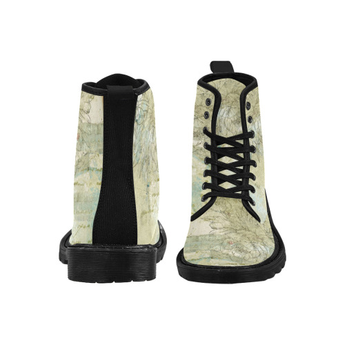 1203 Sage Martin Boots for Women (Black) (Model 1203H)