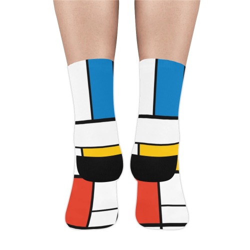 Mondrian De Stijl Modern Trouser Socks