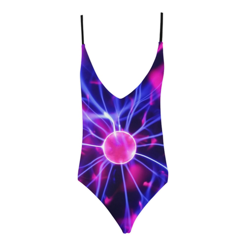Electric Sexy Lacing Backless One-Piece Swimsuit (Model S10)