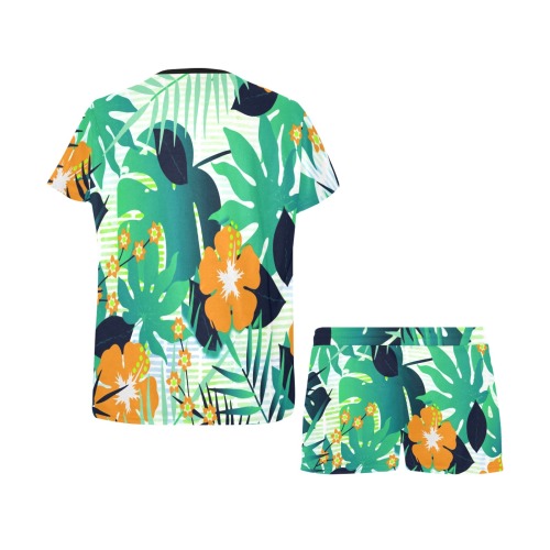 GROOVY FUNK THING FLORAL Women's Short Pajama Set