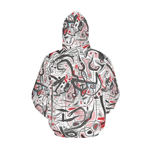 Model 2 All Over Print Hoodie for Women (USA Size) (Model H13)
