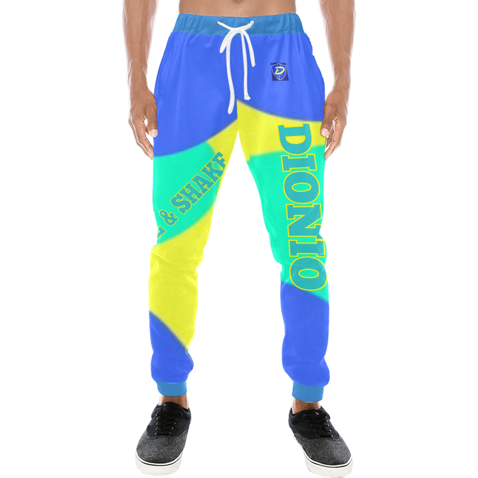 DIONIO Clothing - Handlez & Shake Sweatpants Men's All Over Print Sweatpants (Model L11)