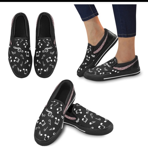 Lullaby Slipps Women's Slip-on Canvas Shoes (Model 019)