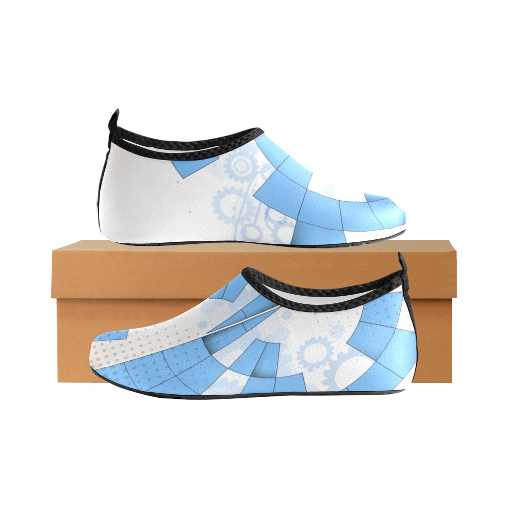 sq WaterAntislip Men's Slip-On Water Shoes (Model 056)